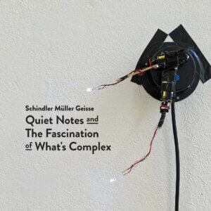 Plattencover Schindler, Müller, Geisse Titel "Quiet Notes and the Fascination of what's complex"
