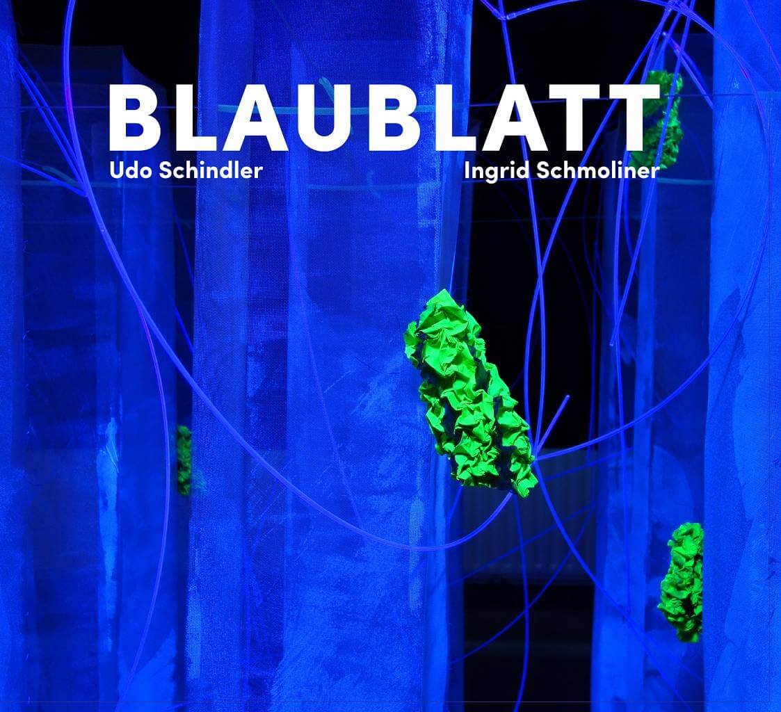 Plattencover Udo Schindler, Ingrid Schmoliner Titel "Blaublatt"