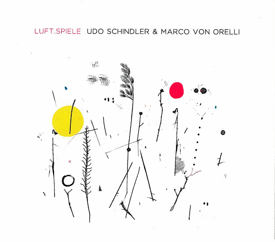 Plattencover Udo Schindler & Marco von Orelli Titel "Luft.Spiele"